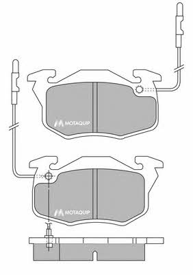 Motorquip LVXL671 Brake Pad Set, disc brake LVXL671: Buy near me in Poland at 2407.PL - Good price!