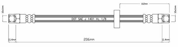 Motorquip VBH529 Brake Hose VBH529: Buy near me in Poland at 2407.PL - Good price!