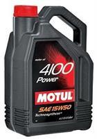 Motul 100271 Моторное масло Motul 4100 Power 15W-50, 4л 100271: Отличная цена - Купить в Польше на 2407.PL!