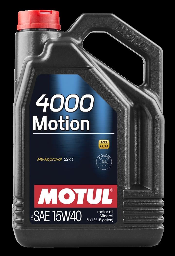 Engine oil Motul 4000 Motion 15W-40, 5L Motul 100295