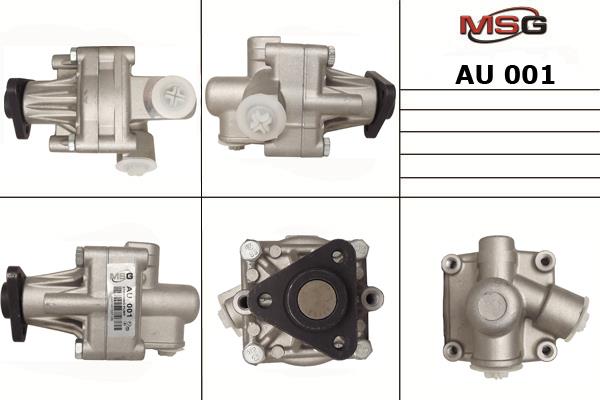 MSG AU001 Hydraulic Pump, steering system AU001: Buy near me in Poland at 2407.PL - Good price!