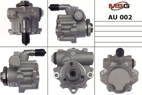 MSG AU002 Hydraulic Pump, steering system AU002: Buy near me in Poland at 2407.PL - Good price!