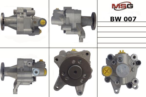 MSG BW007 Hydraulic Pump, steering system BW007: Buy near me in Poland at 2407.PL - Good price!