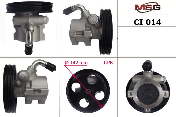 MSG CI014 Hydraulic Pump, steering system CI014: Buy near me at 2407.PL in Poland at an Affordable price!