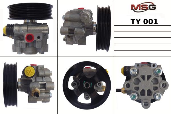 MSG TY001 Hydraulic Pump, steering system TY001: Buy near me in Poland at 2407.PL - Good price!