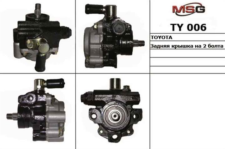MSG TY006 Hydraulic Pump, steering system TY006: Buy near me in Poland at 2407.PL - Good price!