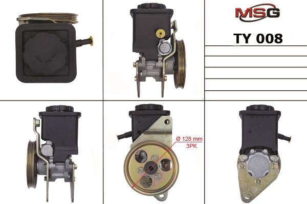 MSG TY008 Pompa hydrauliczna, układ kierowniczy TY008: Dobra cena w Polsce na 2407.PL - Kup Teraz!