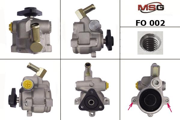 MSG FO002 Hydraulic Pump, steering system FO002: Buy near me in Poland at 2407.PL - Good price!