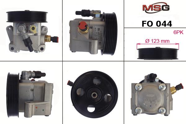 MSG FO044 Hydraulic Pump, steering system FO044: Buy near me in Poland at 2407.PL - Good price!
