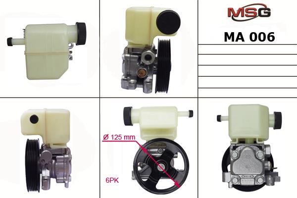 MSG MA006 Hydraulikpumpe, Lenkung MA006: Kaufen Sie zu einem guten Preis in Polen bei 2407.PL!