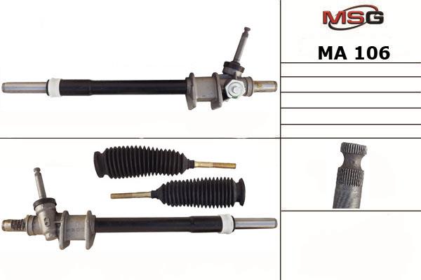 MSG MA106 Steering rack without power steering MA106: Buy near me in Poland at 2407.PL - Good price!