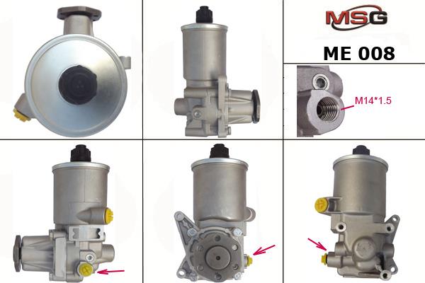 MSG ME008 Pompa hydrauliczna, układ kierowniczy ME008: Dobra cena w Polsce na 2407.PL - Kup Teraz!