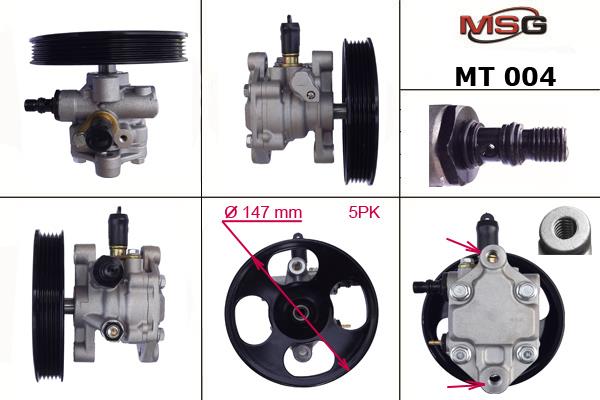 MSG MT004 Pompa hydrauliczna, układ kierowniczy MT004: Dobra cena w Polsce na 2407.PL - Kup Teraz!