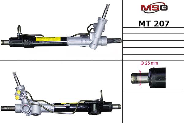 MSG MT207 Рулевой механизм MT207: Отличная цена - Купить в Польше на 2407.PL!