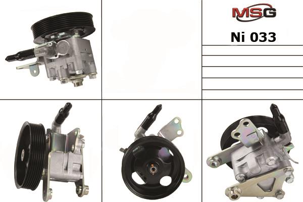 MSG NI033 Hydraulic Pump, steering system NI033: Buy near me in Poland at 2407.PL - Good price!