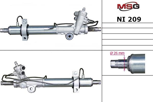 MSG NI209 Рулевой механизм NI209: Отличная цена - Купить в Польше на 2407.PL!