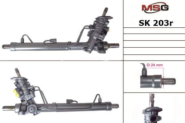 MSG SK203R-ARCH Рулевая рейка с ГУР восстановленная SK203RARCH: Отличная цена - Купить в Польше на 2407.PL!