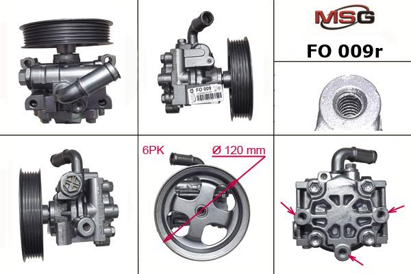MSG FO009R-ARCH Hydraulic Pump, steering system FO009RARCH: Buy near me in Poland at 2407.PL - Good price!