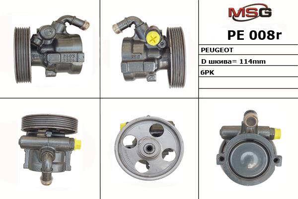 MSG PE008R-ARCH Hydraulic Pump, steering system PE008RARCH: Buy near me at 2407.PL in Poland at an Affordable price!