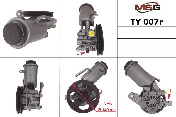 MSG TY007R-ARCH Pompa hydrauliczna, układ kierowniczy TY007RARCH: Dobra cena w Polsce na 2407.PL - Kup Teraz!