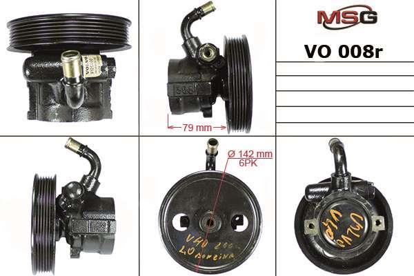 MSG VO008R-ARCH Hydraulic Pump, steering system VO008RARCH: Buy near me in Poland at 2407.PL - Good price!