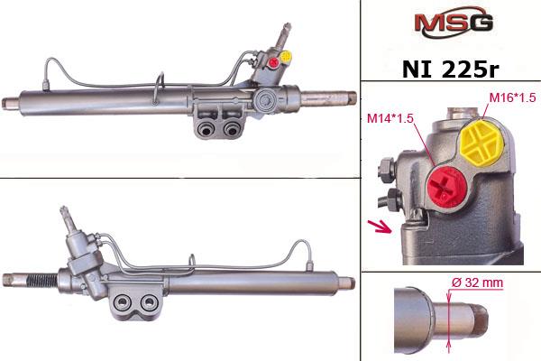 MSG NI225R-ARCH Przekładnia kierownicza ze wspomaganiem hydraulicznym, regenerowana NI225RARCH: Atrakcyjna cena w Polsce na 2407.PL - Zamów teraz!