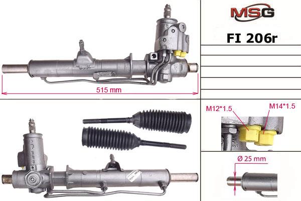 MSG FI206R-ARCH Przekładnia kierownicza ze wspomaganiem hydraulicznym, regenerowana FI206RARCH: Dobra cena w Polsce na 2407.PL - Kup Teraz!