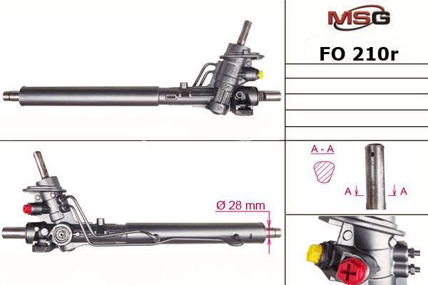MSG FO210R-ARCH Przekładnia kierownicza ze wspomaganiem hydraulicznym, regenerowana FO210RARCH: Dobra cena w Polsce na 2407.PL - Kup Teraz!