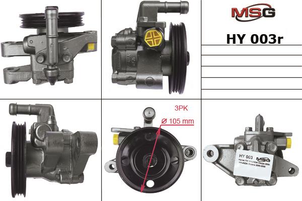 MSG HY003R-ARCH Hydraulic Pump, steering system HY003RARCH: Buy near me in Poland at 2407.PL - Good price!