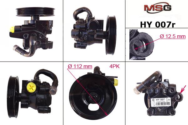 MSG HY007R-ARCH Hydraulic Pump, steering system HY007RARCH: Buy near me in Poland at 2407.PL - Good price!
