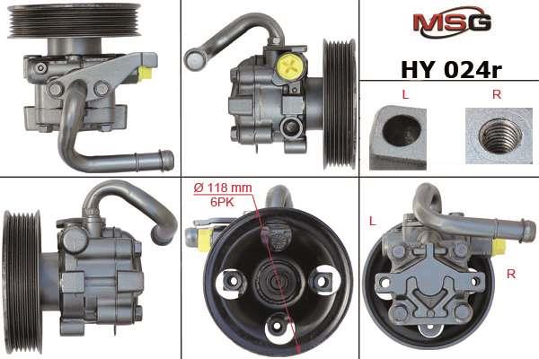 MSG HY024R-ARCH Hydraulic Pump, steering system HY024RARCH: Buy near me in Poland at 2407.PL - Good price!