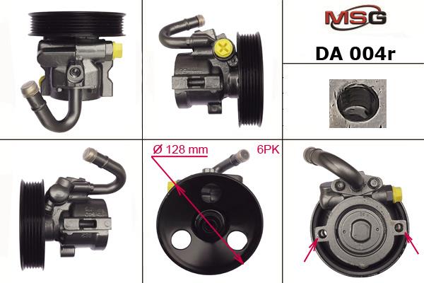 MSG DA004R-ARCH Hydraulic Pump, steering system DA004RARCH: Buy near me at 2407.PL in Poland at an Affordable price!