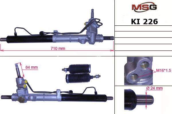 MSG KI226 Рулевая рейка с ГУР KI226: Отличная цена - Купить в Польше на 2407.PL!