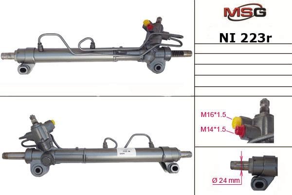 MSG NI223R-ARCH Przekładnia kierownicza ze wspomaganiem hydraulicznym, regenerowana NI223RARCH: Dobra cena w Polsce na 2407.PL - Kup Teraz!