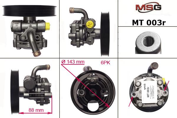 MSG MT003R-ARCH Hydraulic Pump, steering system MT003RARCH: Buy near me at 2407.PL in Poland at an Affordable price!
