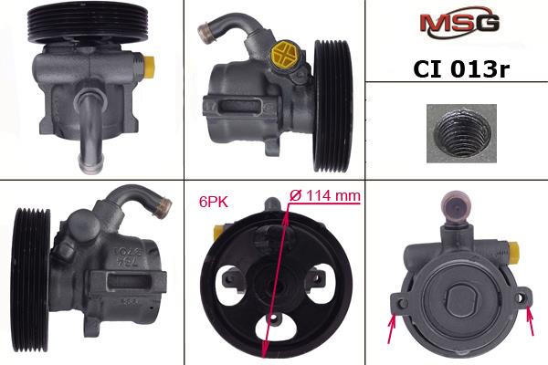 MSG CI013R-ARCH Hydraulic Pump, steering system CI013RARCH: Buy near me in Poland at 2407.PL - Good price!