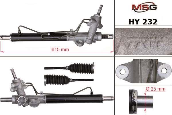 MSG HY232 Zahnstange mit der hydraulischen Servolenkung HY232: Kaufen Sie zu einem guten Preis in Polen bei 2407.PL!
