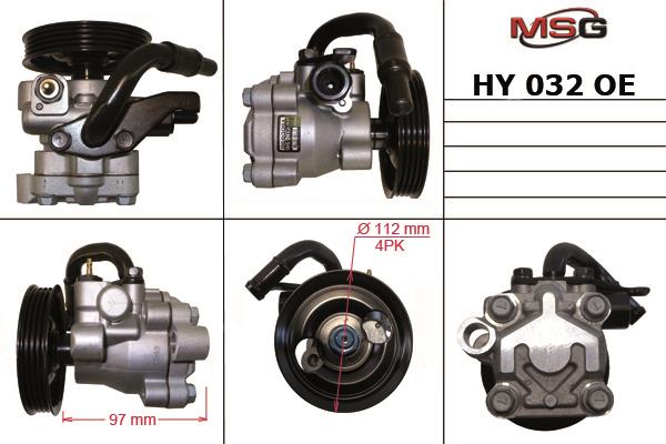 MSG HY032OEM Hydraulic Pump, steering system HY032OEM: Buy near me in Poland at 2407.PL - Good price!