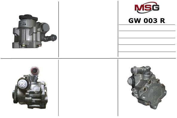 MSG GW003R-ARCH Pompa hydrauliczna, układ kierowniczy GW003RARCH: Dobra cena w Polsce na 2407.PL - Kup Teraz!