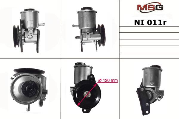 MSG NI011R-ARCH Hydraulic Pump, steering system NI011RARCH: Buy near me in Poland at 2407.PL - Good price!