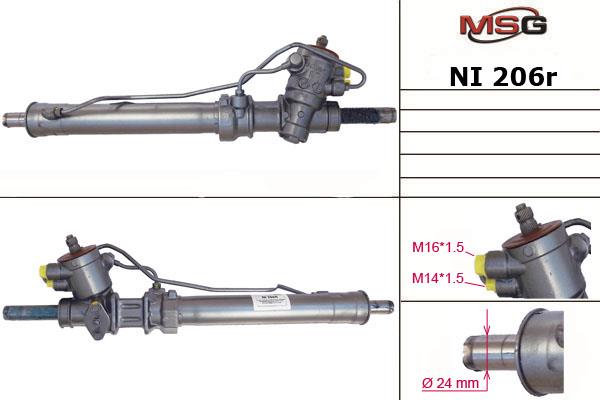 MSG NI206R-ARCH Przekładnia kierownicza ze wspomaganiem hydraulicznym, regenerowana NI206RARCH: Dobra cena w Polsce na 2407.PL - Kup Teraz!