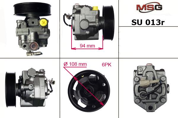 MSG SU013R-ARCH Hydraulic Pump, steering system SU013RARCH: Buy near me at 2407.PL in Poland at an Affordable price!