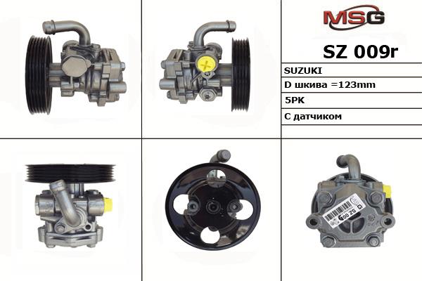 MSG SZ009R-ARCH Hydraulic Pump, steering system SZ009RARCH: Buy near me in Poland at 2407.PL - Good price!