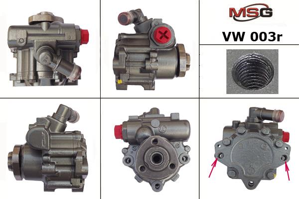 MSG VW003R-ARCH Hydraulic Pump, steering system VW003RARCH: Buy near me in Poland at 2407.PL - Good price!