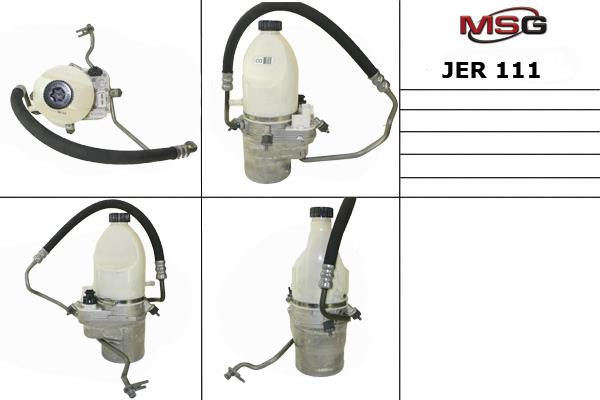 MSG JER111 Hydraulic Pump, steering system JER111: Buy near me in Poland at 2407.PL - Good price!