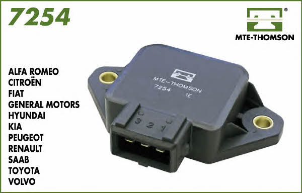 MTE-Thomson 7254 Throttle position sensor 7254: Buy near me in Poland at 2407.PL - Good price!