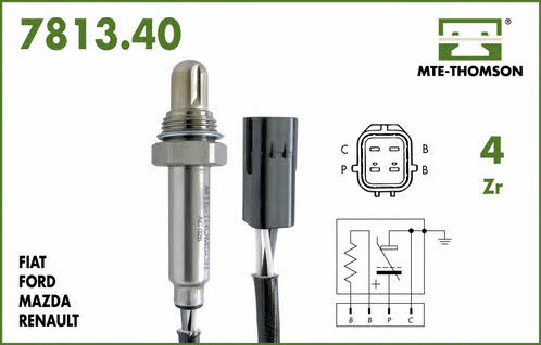 MTE-Thomson 7813.40.040 Lambda sensor 781340040: Buy near me in Poland at 2407.PL - Good price!
