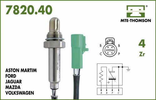 MTE-Thomson 7820.40.040 Lambda sensor 782040040: Buy near me at 2407.PL in Poland at an Affordable price!