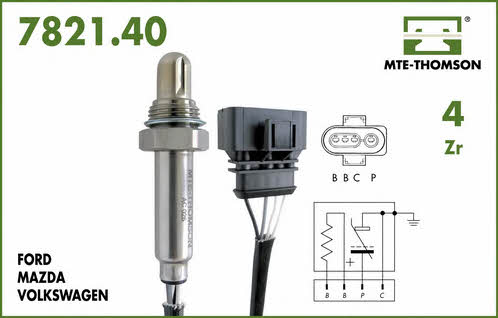 MTE-Thomson 7821.40.078 Lambda sensor 782140078: Buy near me in Poland at 2407.PL - Good price!
