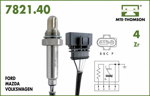 MTE-Thomson 7821.40.087 Lambda sensor 782140087: Buy near me in Poland at 2407.PL - Good price!